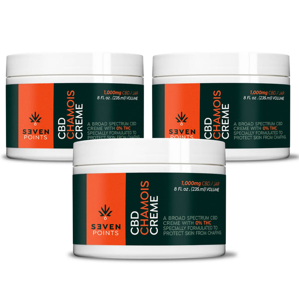 1,000MG CBD CHAMOIS CREME : 3 PACK